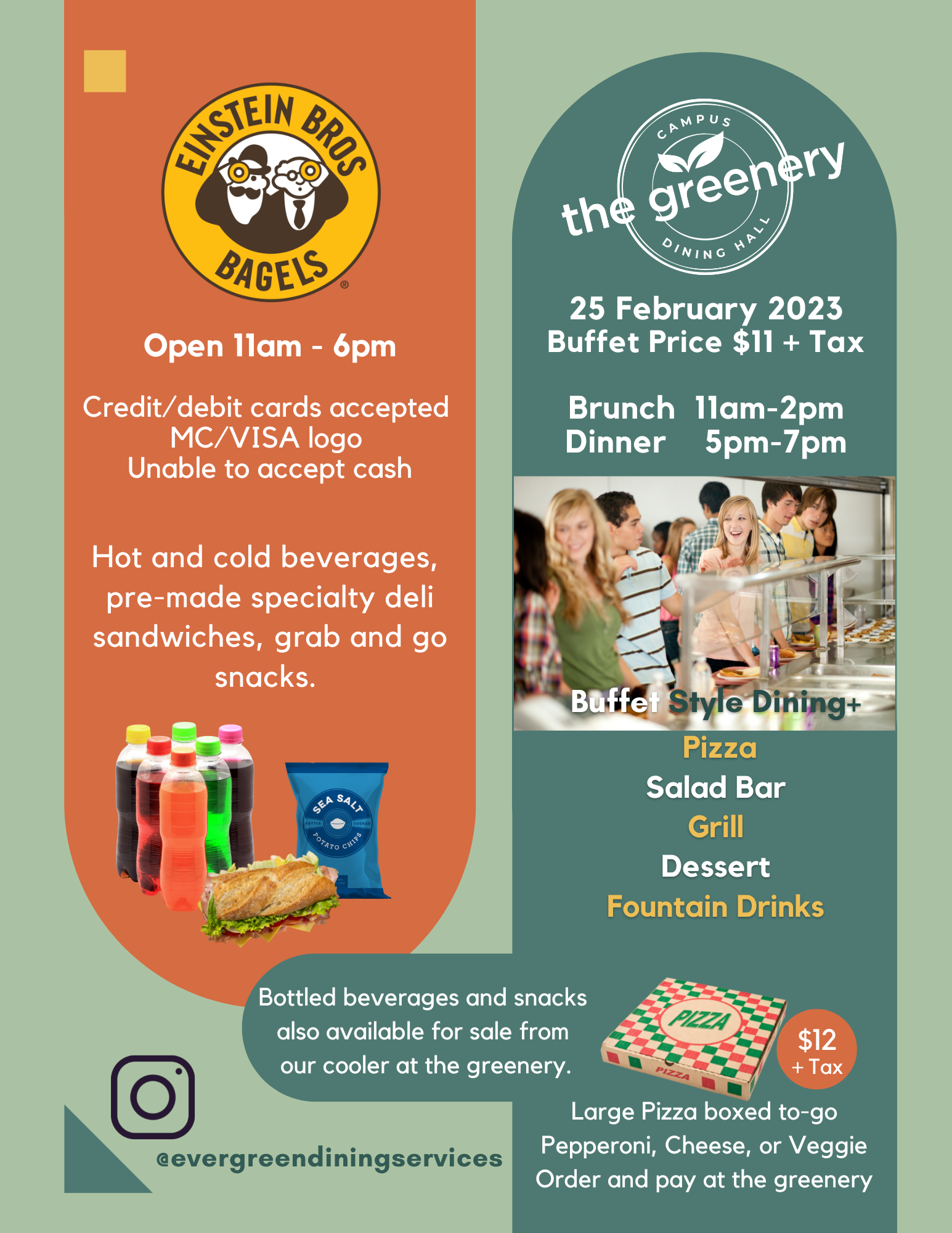 AltGreen &amp; Orange ChibiFoodConference Flyer (8.5 × 11 in)