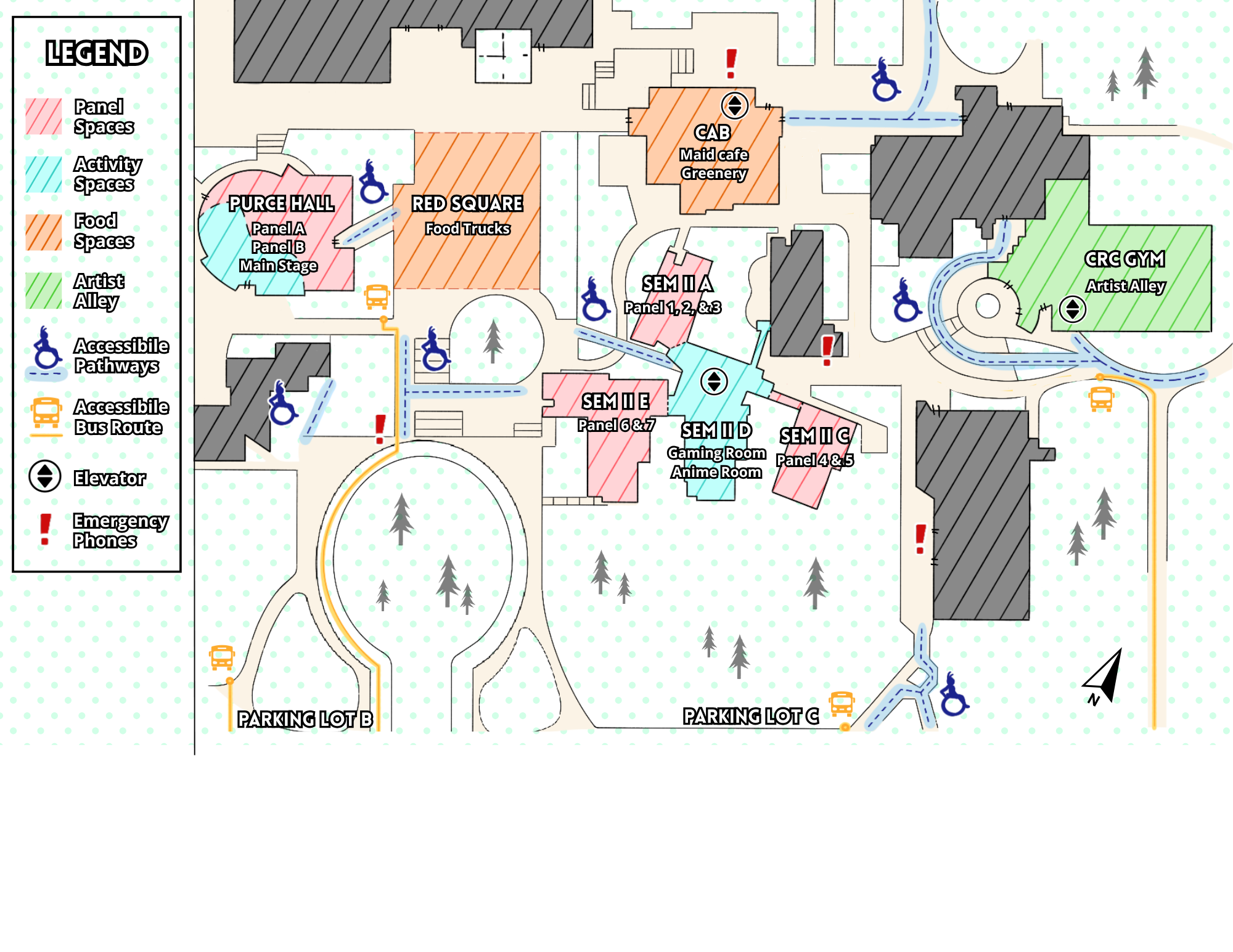 Convention Maps – Chibi Chibi Con