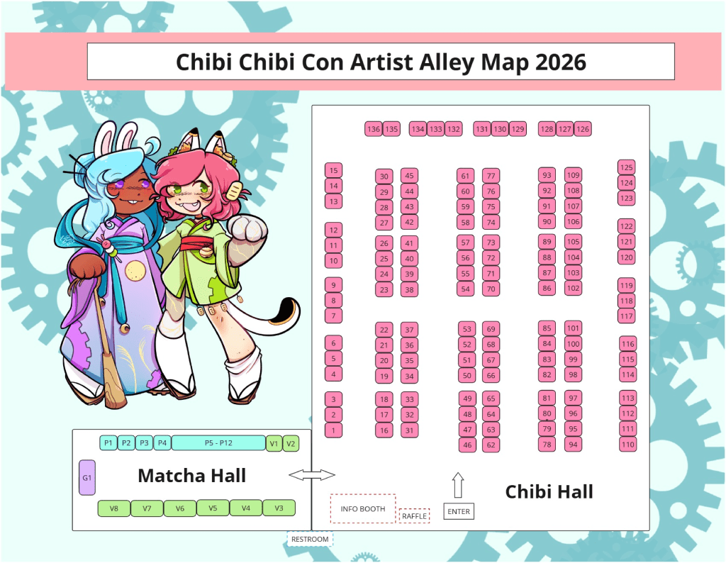 Convention Maps – Chibi Chibi Con